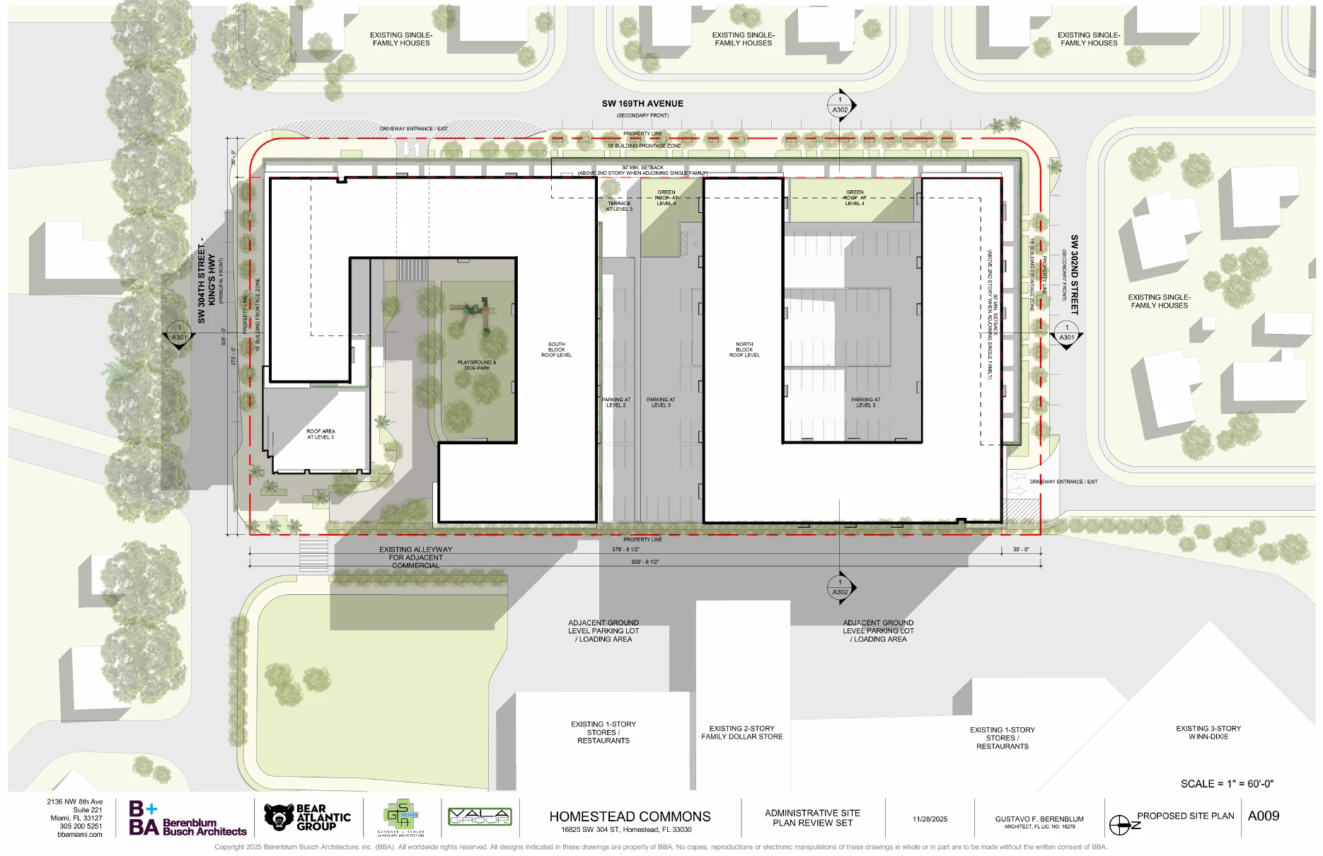 Homestead Commons proposed site plan