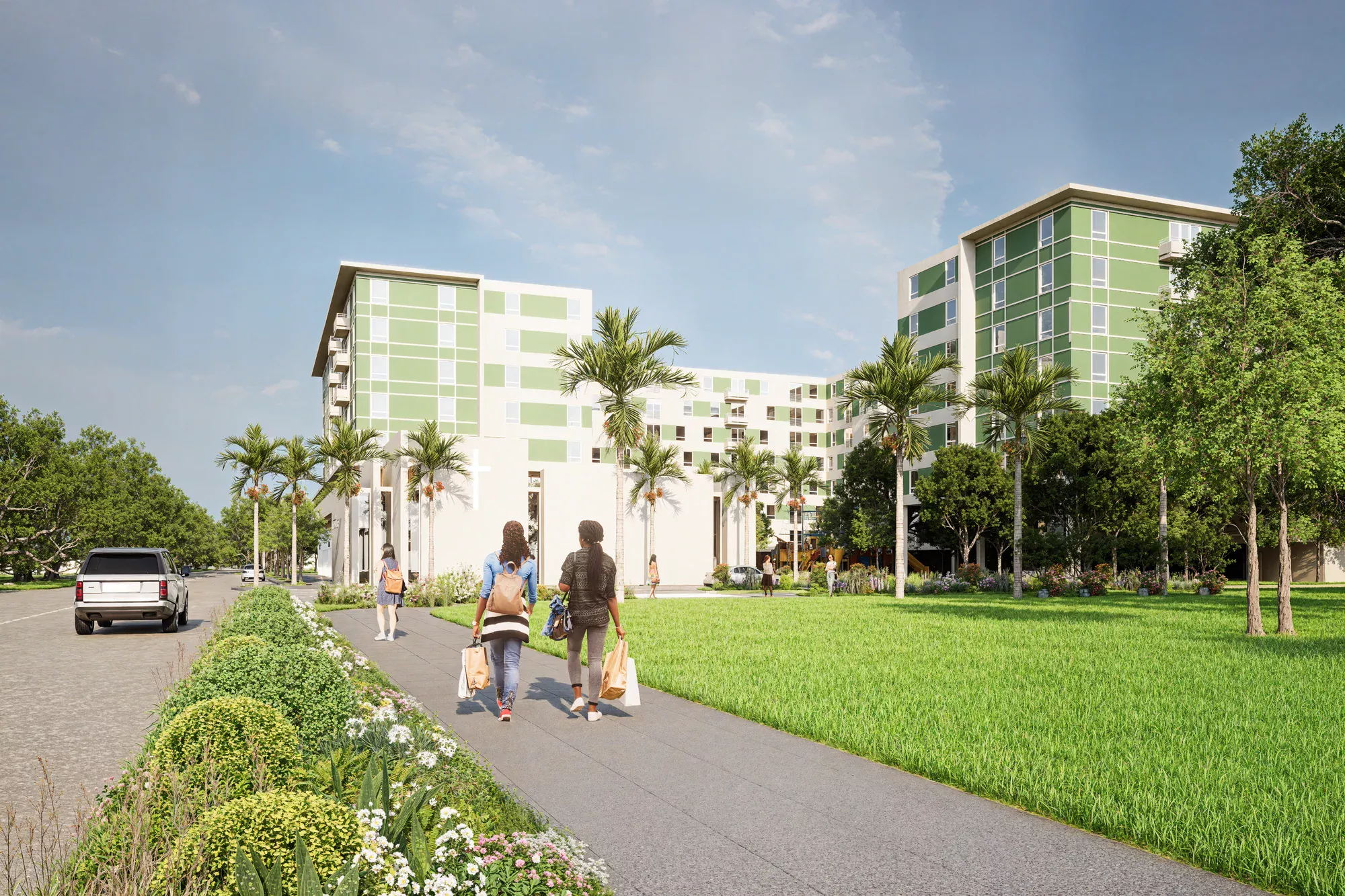 Homestead Commons rendering 3