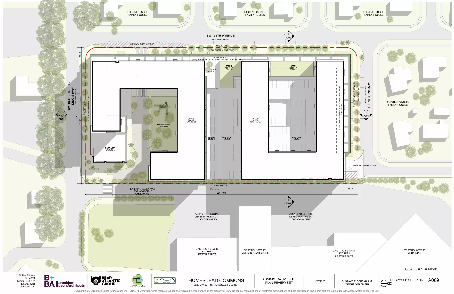 Homestead Commons proposed site plan